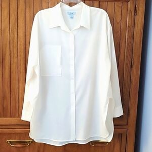 FLX long tunic blouse. NWOT